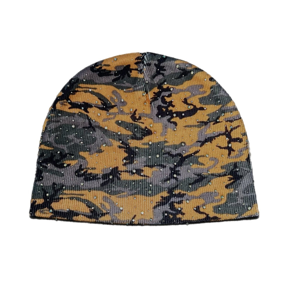 Camouflage Rhinestone Beanie